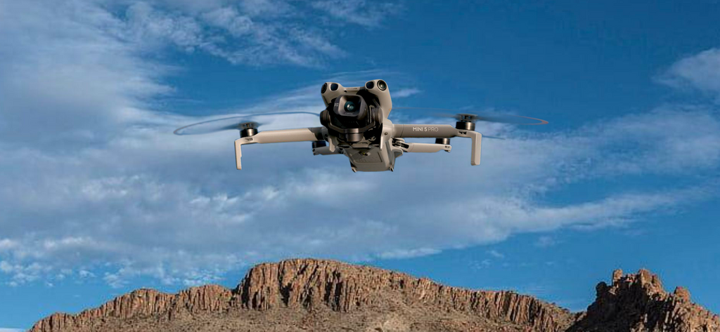 DJI Mini 5 PRO - 5.5" Display RC2 Controller - 3 Intelligent Flight Batteries
